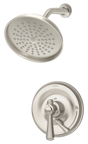  Symmons (S-5401-STN-TRM) Degas shower system trim only with secondary integral volume control, satin nickel