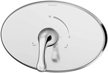 Symmons (S-6600-OP-TRM) Unity shower valve 13" trim only with secondary integral diverter/volume control, Chrome