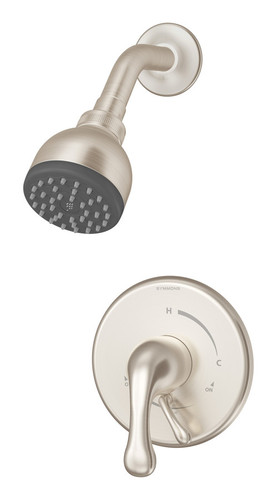  Symmons (S-6601-TRM-STN) Unity shower system trim only with secondary integral volume control, satin nickel