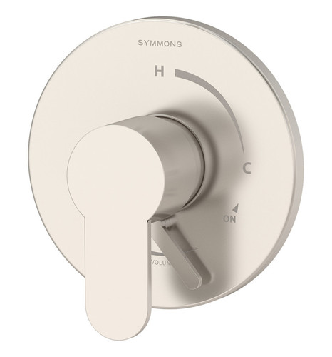  Symmons (S-6700-TRM-STN) Identity shower valve trim only with secondary integral diverter/volume control, Satin Nickel