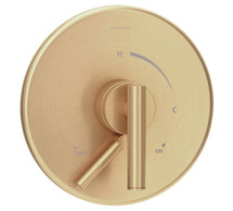 Symmons (S3500CYLBBBZTRMTC) Dia shower valve trim only with secondary integral diverter/volume control, brushed bronze