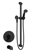 Symmons (S3504H321CYLBMBTRMTC) Dia tub/hand shower system trim only with secondary integral diverter, matte black