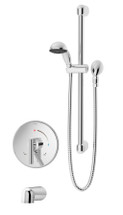 Symmons (S3504H321CYLBTRMTC) Dia tub/hand shower system trim only with secondary integral diverter, Chrome