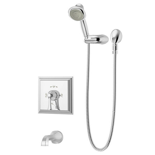  Symmons (S4504TRMTC) Canterbury tub/hand shower system trim only with secondary integral diverter, Chrome