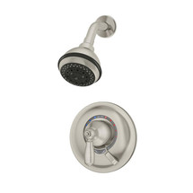 Symmons (S4701STNTRMTC) Allura shower system trim only with secondary integral volume control, Satin Nickel