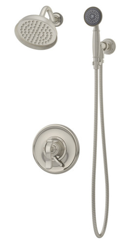  Symmons (S5108STNTRMTC) Winslet shower/hand shower system trim only with secondary integral diverter, Satin Nickel