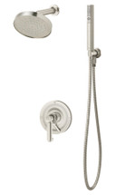 Symmons (S5308STNTRMTC) Museo shower/hand shower system trim only with secondary integral diverter, satin nickel