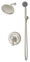 Symmons (S5408STNTRMTC) Degas shower/hand shower system trim only with secondary integral diverter, satin nickel