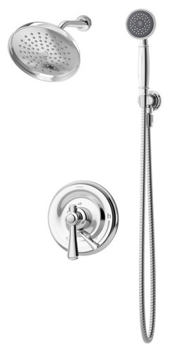  Symmons (S5408TRM) Degas shower/hand shower system trim only with secondary integral diverter, Chrome