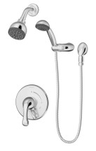 Symmons (S6608TRM) Unity shower/hand shower system trim only with secondary integral diverter, Chrome