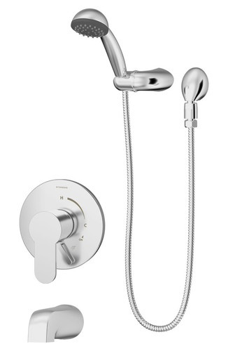  Symmons (S6704TRMTC) Identity tub/hand shower system trim only with secondary integral diverter, Chrome