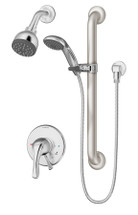 Symmons (S9608PLRTRM) Origins shower/hand shower system trim only with secondary integral diverter, Chrome