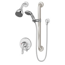 Symmons (S9608PLRTRMTC) Origins shower/hand shower system trim only with secondary integral diverter, Chrome