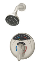 Symmons (1-1000VT-STN-TRM) Visu-Temp shower system, trim only, satin nickel