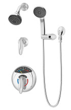 Symmons (1-1170VT-H401-V-TRM) Visu-Temp shower/hand shower system, trim only, chrome