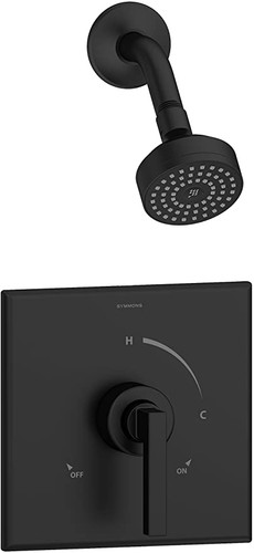  Symmons (3601-MB-TRM) Duro shower system trim only, matte black