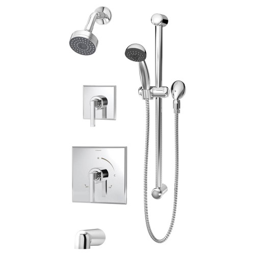  Symmons (3606-H321-V-BBZ-TRM) Duro tub/shower/hand shower system trim only, brushed bronze