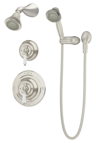  Symmons (4405STNTRMTC) Carrington shower/hand shower system trim only, satin nickel