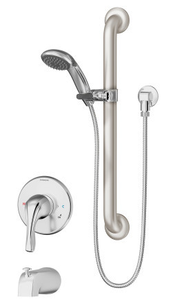  Symmons (9604PLRTRMTC) Origins tub/hand shower system, trim only, chrome