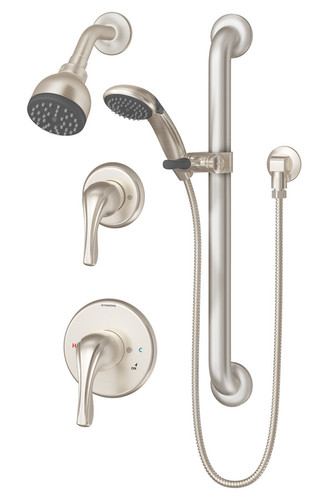  Symmons (9605-PLR-TRM-STN) Origins shower/hand shower system, trim only, satin nickel