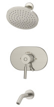 Symmons (S4302STNTRMTC) Sereno tub/shower system trim only with secondary integral diverter, satin nickel