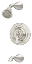 Symmons (S-4402-STN-TRM) Carrington tub/shower system trim only with secondary integral diverter, satin nickel