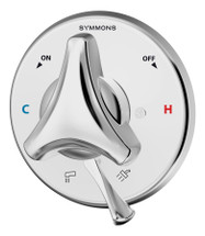 Symmons (S-9600TS-P-TRM) Origins tub/shower trim only with secondary integral diverter, chrome