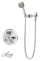 Symmons (S4404TRMTC) Carrington tub/hand shower system trim only with secondary integral diverter, chrome