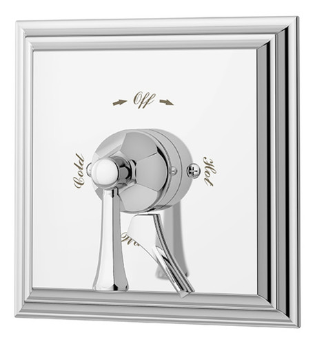  Symmons (S4500TRMTC) Canterbury shower valve trim only with secondary integral diverter/volume control, chrome