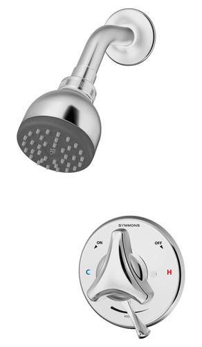  Symmons (S9601PTRMTC) Origins shower system with secondary integral volume control, chrome