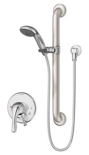  Symmons (S9603PLRTRMTC) Origins hand shower system with secondary integral volume control, trim only, chrome