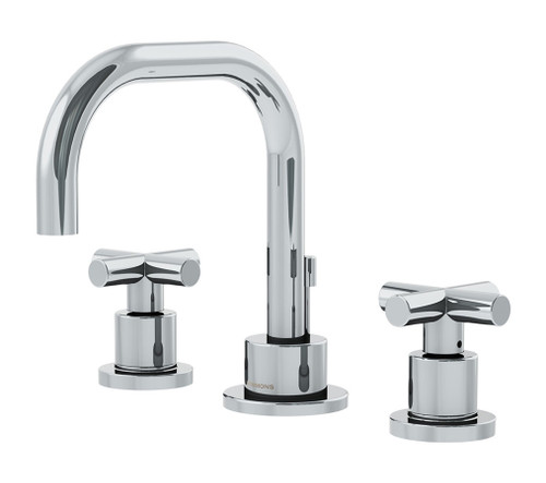  Symmons (SLW-3612-STN-H3-1.5) Duro two handle widespread lavatory faucet, Satin Nickel