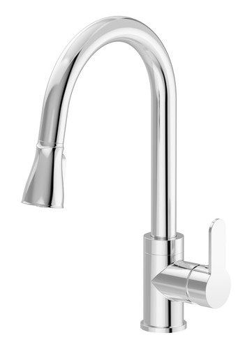  Symmons (S-6710-PD-1.5) Identity single handle kitchen faucet, Stainless Steel