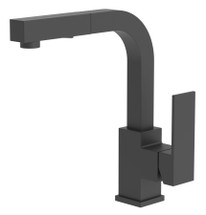 Symmons (SPP-3610-MB) Duro pull-out kitchen faucet, Matte Black