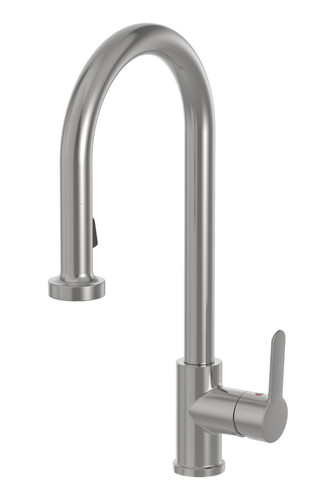  Symmons (SPP-4310-PD-STS-1.5) Extended Selection Kitchen Faucet with Pull-Down Spray, Stainless Steel