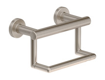 Symmons (353GBTP-STN) Dia toilet paper holder with assist bar, Satin Nickel
