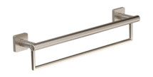 Symmons (363GBTB-18-STN) Duro 18" towel bar with assist bar, Satin Nickel