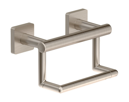  Symmons (363GBTP-STN) Duro toilet paper holder with assist bar, Satin Nickel
