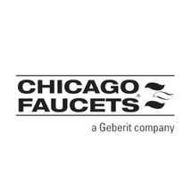 Chicago Faucets (216-778CARBOJKNF) Laboratory index button, white with black letters, CARBO