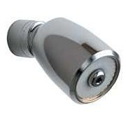  Chicago Faucets (620-LCP) 1.5 GPM Max. Flow Rate @ 80 PSI Shower Head with Ball Joint, 1.5 GPM MAX Flow Rate @ 80 PSI