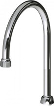Chicago Faucets (GN8AE2JKCP) 8" rigid/swing gooseneck spout