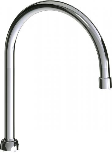  Chicago Faucets (GN8BE7JKCP) 8" rigid/swing gooseneck spout