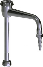 Chicago Faucets (GN2BVBE7JKCP) 6" Rigid / Swing Gooseneck Spout with Atmospheric Vacuum Breaker