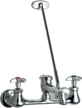 Chicago Faucets (540-LD897SWXF204CP) Hot and Cold Water Sink Faucet