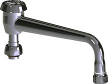 Chicago Faucets (L8BVBE2-2JKCP)  8" L Type Swing Spout with Atmospheric Vacuum Breaker