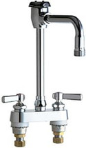 Chicago Faucets (895-GN2BVBE2-2CP) Deck-mounted manual sink faucet with 4" centers