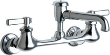 Chicago Faucets (540-LDL5VBCP) Hot and Cold Water Sink Faucet