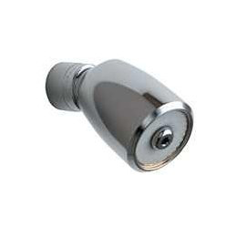  Chicago Faucets (620-CP) 2.5 GPM Max. Flow Rate @ 80 PSI Shower Head with Ball Joint, 2.5 GPM Max. Flow Rate @ 80 PSI