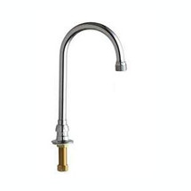 Chicago Faucets (626-E2CP) Remote Rigid/Swing Gooseneck Spout