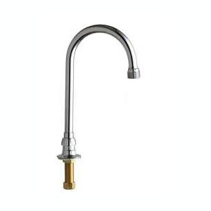  Chicago Faucets (626-E2CP) Remote Rigid/Swing Gooseneck Spout